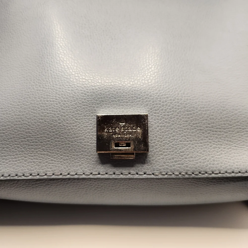 Kate Spade Patterson Drive Medium Maisie Crossbody Bag -‎ Blue Dawn Leather